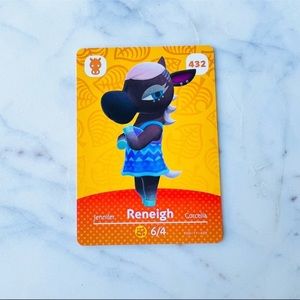 Nintendo Animal Crossing Reneigh 432 amiibo card Brand New